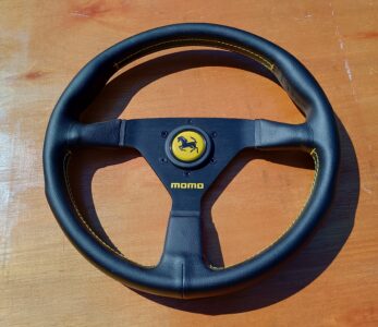 Ferrari Momo Veloce 340mm leather steering wheel